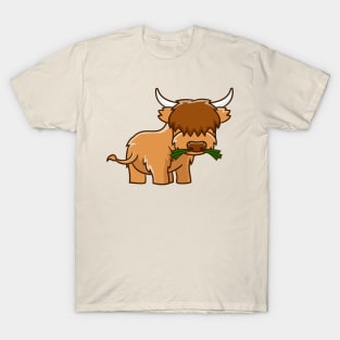 Cute Scottish highland cow T-Shirt